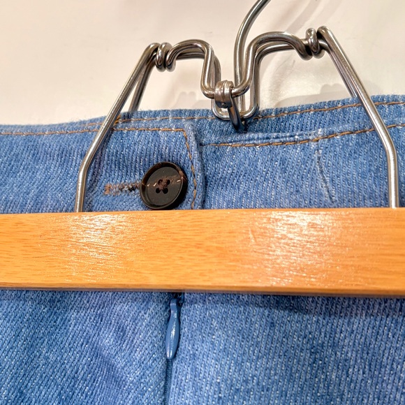 GIULIVA- Cotton/Linen Denim A-Line Skirt- Made in Italy 🇮🇹 - Picture 4 of 10